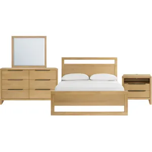 Island Natural 4PC Queen Set w/NS