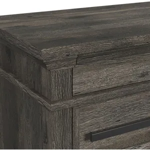 Park Ridge Charcoal 3PC Set w/Queen Panel Bed