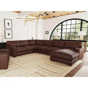 Sonesta New England Brown 4PC Sectional