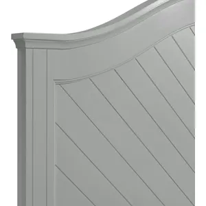Kona Grey 4PC Set w/Queen Panel Bed & CH