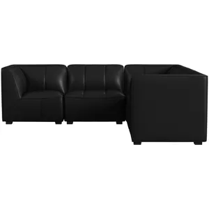 Blake Pebble Black Sectional 5PC Set