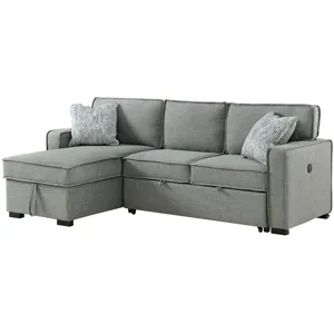 Caracas Palmer Grey 2PC Sectional