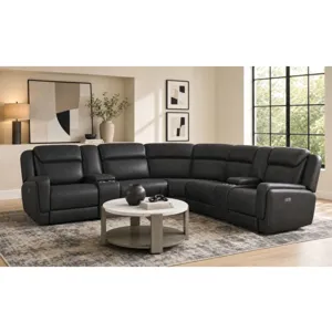 Hornet Simba Black Sectional 3PC Set - (2)P