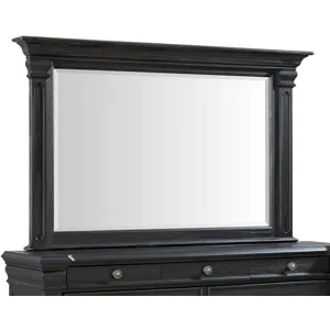 Kings Court Black 4PC Set w/Queen Bed and NS