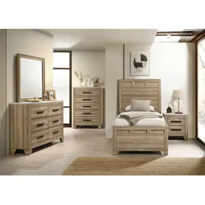 Caro Twin Bed in Natural
