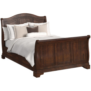 Cameron Cherry 3PC Set w/Queen Sleigh Bed