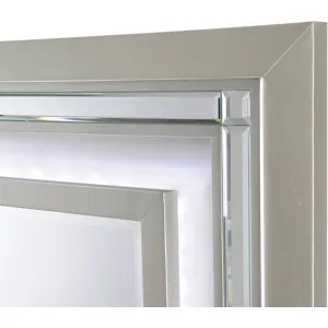 Platinum Champagne 5PC Set w/Queen Storage Bed