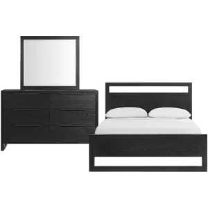 Island Black 3PC Queen Set