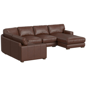 Sonesta New England Brown 4PC Sectional