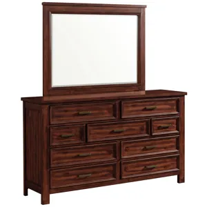 Sullivan Rich Cherry 4PC Set w/Queen Bed & NS