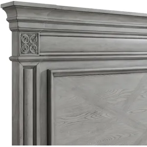 Glenmore Aged Grey 4PC Set w/Queen Bed & CH