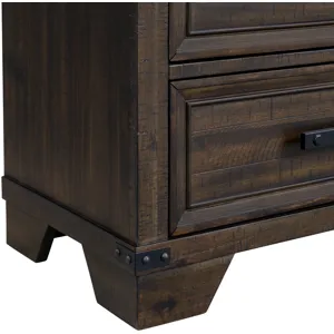 Colorado City Charcoal 4PC Set w/Queen Bed & NS