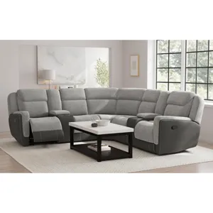Hornet Rancho Grey Sectional 3PC Set