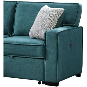 Caracas Palmer Teal 2PC Sectional