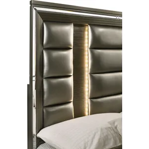 Twenty Nine Copper 4PC Set w/Queen Bed with NS