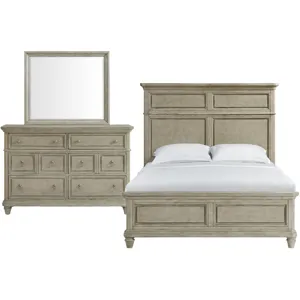 Whit-Ash Light Grey 3PC Queen Set