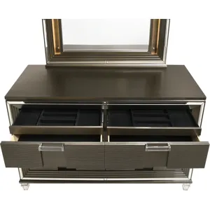 Twenty Nine Copper 4PC Set w/Queen Bed with NS