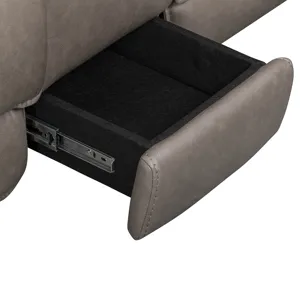 Black Hawk Simba Light Grey Sectional 6PC Set - (3)P2