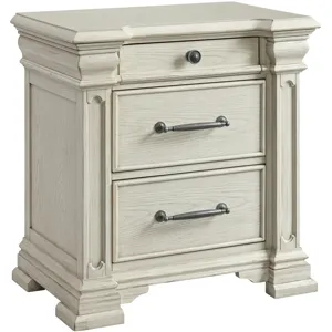 Kings Court White 5PC Set w/Queen Storage Bed