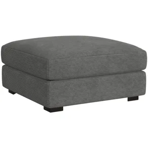 Arizona Steno Charcoal 6PC Sectional & Ottoman