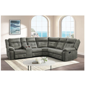 Keystone Grey 3PC Sectional Set