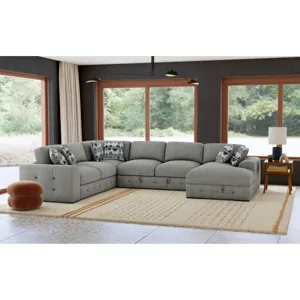 Kirkland Spark Grey Sectional 3PC Set