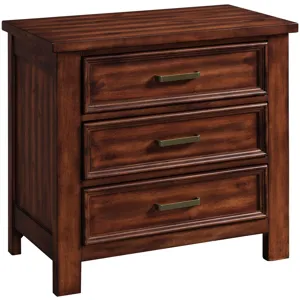 Sullivan Rich Cherry 4PC Set w/Queen Bed & NS