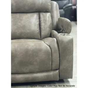 Phantom Leather Gel Grey Sectional 7PC Set- 3PP