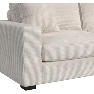 Arizona Steno Beige 6PC Sectional & Ottoman