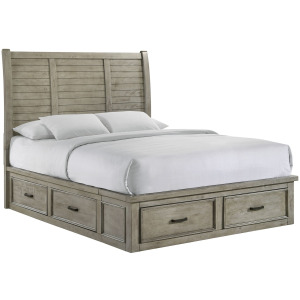 Sullivan Drift Grey 4PC Set w/Queen Bed with CH