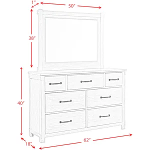 Scott White 5PC Set w/King Storage Bed
