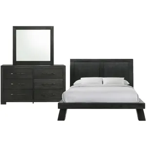 Allan Black 3PC Queen Set
