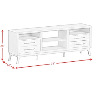 Westland Almond 3PC Set w/71" TV Console
