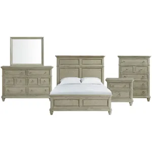 Whit-Ash Light Grey 5PC Queen Set