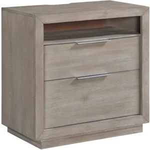 Arcadia Grey 5PC Set w/Queen Canopy Bed