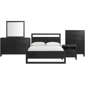 Island Black 5PC Queen Set