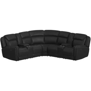 Hornet Simba Black Sectional 3PC Set - (2)P
