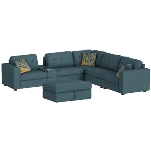 Options One Palmer Plus Teal: the Lounge (7PC)