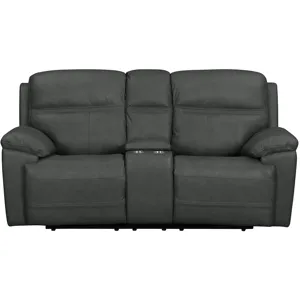 Camaro P3 Loveseat with Console in Aline Anthracite