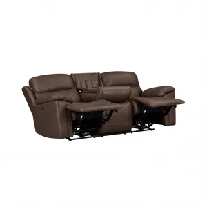 Camaro P3 Sofa with DDT, Wireless Charger in Ajax Umber
