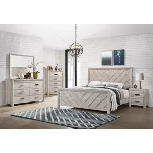 Ellen White 4PC Set w/Queen Bed and CH