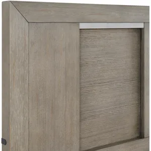 Kelis Grey 4PC Set w/Queen Bed w/ LED Strip & NS