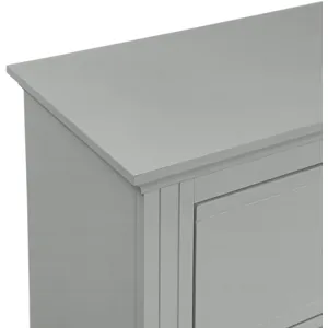 Kona Grey 4PC Set w/Queen Panel Bed & CH