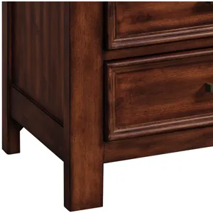 Sullivan Rich Cherry 4PC Set w/Queen Bed & NS
