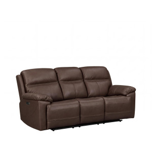 Camaro P3 Sofa with DDT, Wireless Charger in Ajax Umber