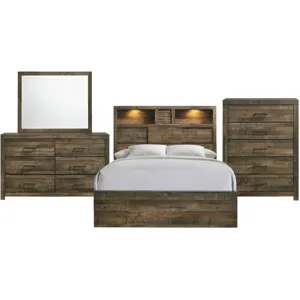 Bailey Drift 4PC Set w/Queen Music Bed and CH