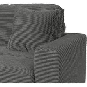 Arizona Steno Charcoal 5PC Sectional Set