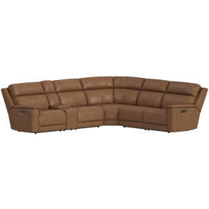 Mustang Aline Butternut Sectional 6PC Set - (3)P2