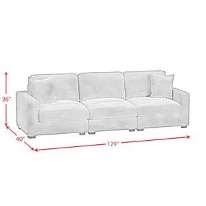 Arizona Steno Charcoal 3PC Sectional Set