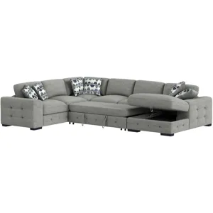 Kirkland Spark Grey Sectional 3PC Set